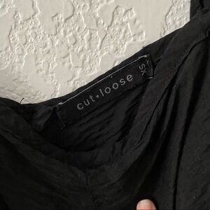 Cut Loose Crosshatch Cropped Jumpsuit